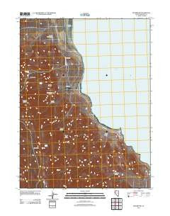 Pyramid SW Nevada Historical topographic map, 1:24000 scale, 7.5 X 7.5 Minute, Year 2011