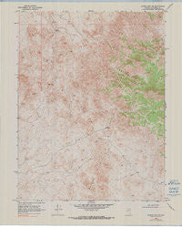 Quartz Mtn. NW Nevada Historical topographic map, 1:24000 scale, 7.5 X 7.5 Minute, Year 1969