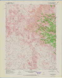 Quartz Mtn NW Nevada Historical topographic map, 1:24000 scale, 7.5 X 7.5 Minute, Year 1969