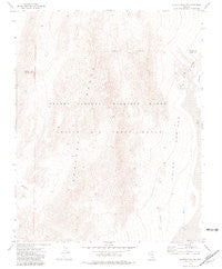 Quartz Peak SW Nevada Historical topographic map, 1:24000 scale, 7.5 X 7.5 Minute, Year 1973