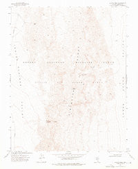 Quartz Peak Nevada Historical topographic map, 1:24000 scale, 7.5 X 7.5 Minute, Year 1973