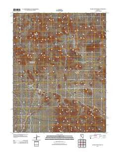 Quartz Mountain Nevada Historical topographic map, 1:24000 scale, 7.5 X 7.5 Minute, Year 2011