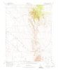 Quartzite Mtn Nevada Historical topographic map, 1:62500 scale, 15 X 15 Minute, Year 1952