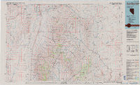 Quinn River Valley Nevada Historical topographic map, 1:100000 scale, 30 X 60 Minute, Year 1985