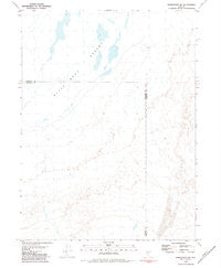 Rabbithole NE Nevada Historical topographic map, 1:24000 scale, 7.5 X 7.5 Minute, Year 1981