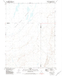 Rabbithole NE Nevada Historical topographic map, 1:24000 scale, 7.5 X 7.5 Minute, Year 1981