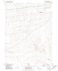 Rabbithole Nevada Historical topographic map, 1:24000 scale, 7.5 X 7.5 Minute, Year 1981