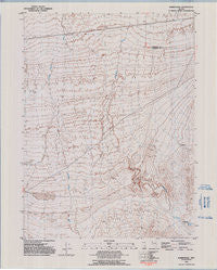 Rabbithole Nevada Historical topographic map, 1:24000 scale, 7.5 X 7.5 Minute, Year 1981