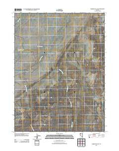 Rabbithole NE Nevada Historical topographic map, 1:24000 scale, 7.5 X 7.5 Minute, Year 2011