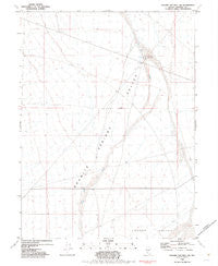 Ragged Top Mtn SW Nevada Historical topographic map, 1:24000 scale, 7.5 X 7.5 Minute, Year 1982