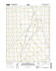 Ragged Top Mountain SW Nevada Current topographic map, 1:24000 scale, 7.5 X 7.5 Minute, Year 2014