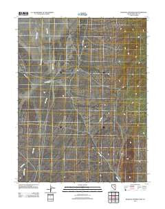 Railroad Crossing Dam Nevada Historical topographic map, 1:24000 scale, 7.5 X 7.5 Minute, Year 2012