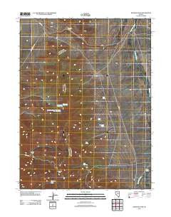 Railroad Pass Nevada Historical topographic map, 1:24000 scale, 7.5 X 7.5 Minute, Year 2012
