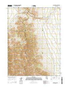 Railroad Pass Nevada Current topographic map, 1:24000 scale, 7.5 X 7.5 Minute, Year 2014