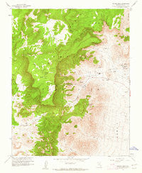 Rainier Mesa Nevada Historical topographic map, 1:24000 scale, 7.5 X 7.5 Minute, Year 1961