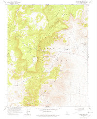 Rainier Mesa Nevada Historical topographic map, 1:24000 scale, 7.5 X 7.5 Minute, Year 1961