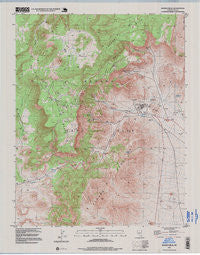 Rainier Mesa Nevada Historical topographic map, 1:24000 scale, 7.5 X 7.5 Minute, Year 1997