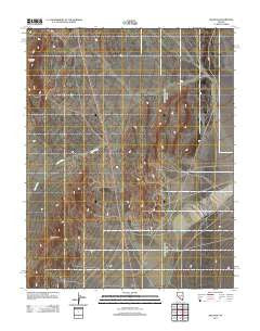 Ralston Nevada Historical topographic map, 1:24000 scale, 7.5 X 7.5 Minute, Year 2011