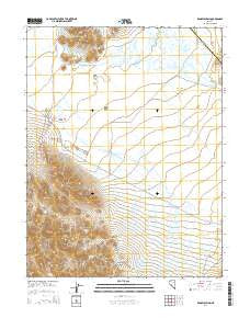 Ramsey Spring Nevada Current topographic map, 1:24000 scale, 7.5 X 7.5 Minute, Year 2014