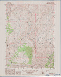 Ravens Nest Nevada Historical topographic map, 1:24000 scale, 7.5 X 7.5 Minute, Year 1985