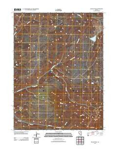 Ravens Nest Nevada Historical topographic map, 1:24000 scale, 7.5 X 7.5 Minute, Year 2012