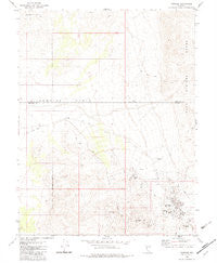 Rawhide Nevada Historical topographic map, 1:24000 scale, 7.5 X 7.5 Minute, Year 1980