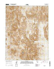 Rays Nevada Current topographic map, 1:24000 scale, 7.5 X 7.5 Minute, Year 2014