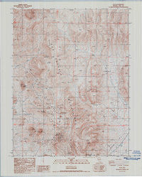 Rays Nevada Historical topographic map, 1:24000 scale, 7.5 X 7.5 Minute, Year 1987