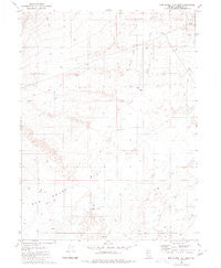 Red House Flat East Nevada Historical topographic map, 1:24000 scale, 7.5 X 7.5 Minute, Year 1980