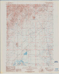 Red House Flat West Nevada Historical topographic map, 1:24000 scale, 7.5 X 7.5 Minute, Year 1988