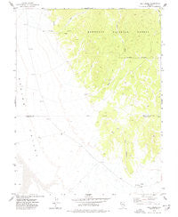 Red Ledges Nevada Historical topographic map, 1:24000 scale, 7.5 X 7.5 Minute, Year 1973