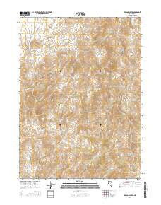 Red Cow Creek Nevada Current topographic map, 1:24000 scale, 7.5 X 7.5 Minute, Year 2014