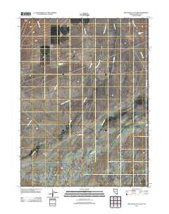Red House Flat East Nevada Historical topographic map, 1:24000 scale, 7.5 X 7.5 Minute, Year 2011
