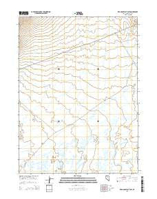 Red House Flat East Nevada Current topographic map, 1:24000 scale, 7.5 X 7.5 Minute, Year 2015