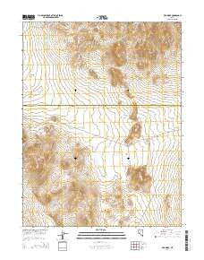 Red Ridge Nevada Current topographic map, 1:24000 scale, 7.5 X 7.5 Minute, Year 2014
