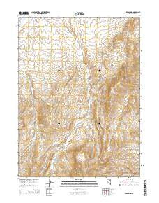 Red Spring Nevada Current topographic map, 1:24000 scale, 7.5 X 7.5 Minute, Year 2014
