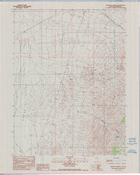 Redrock Spring Nevada Historical topographic map, 1:24000 scale, 7.5 X 7.5 Minute, Year 1990