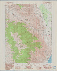 Reese River Canyon Nevada Historical topographic map, 1:24000 scale, 7.5 X 7.5 Minute, Year 1988
