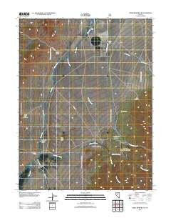 Reese River Butte Nevada Historical topographic map, 1:24000 scale, 7.5 X 7.5 Minute, Year 2012