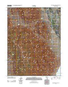 Reese River Canyon Nevada Historical topographic map, 1:24000 scale, 7.5 X 7.5 Minute, Year 2011