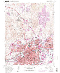 Reno Nevada Historical topographic map, 1:24000 scale, 7.5 X 7.5 Minute, Year 1967