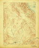 Reno Nevada Historical topographic map, 1:125000 scale, 30 X 30 Minute, Year 1893