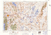 Reno Nevada Historical topographic map, 1:250000 scale, 1 X 2 Degree, Year 1959