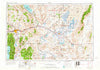 Reno Nevada Historical topographic map, 1:250000 scale, 1 X 2 Degree, Year 1957