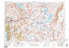 Reno Nevada Historical topographic map, 1:250000 scale, 1 X 2 Degree, Year 1957