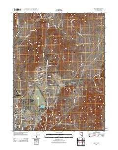 Reno NE Nevada Historical topographic map, 1:24000 scale, 7.5 X 7.5 Minute, Year 2011