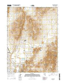 Reno NE Nevada Current topographic map, 1:24000 scale, 7.5 X 7.5 Minute, Year 2014