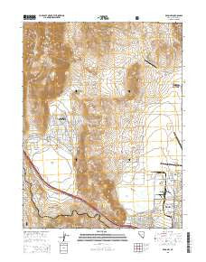 Reno NW Nevada Current topographic map, 1:24000 scale, 7.5 X 7.5 Minute, Year 2015