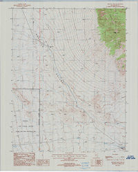 Reveille Peak Nevada Historical topographic map, 1:24000 scale, 7.5 X 7.5 Minute, Year 1987
