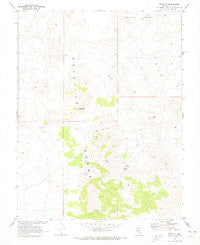 Reveille Nevada Historical topographic map, 1:24000 scale, 7.5 X 7.5 Minute, Year 1968